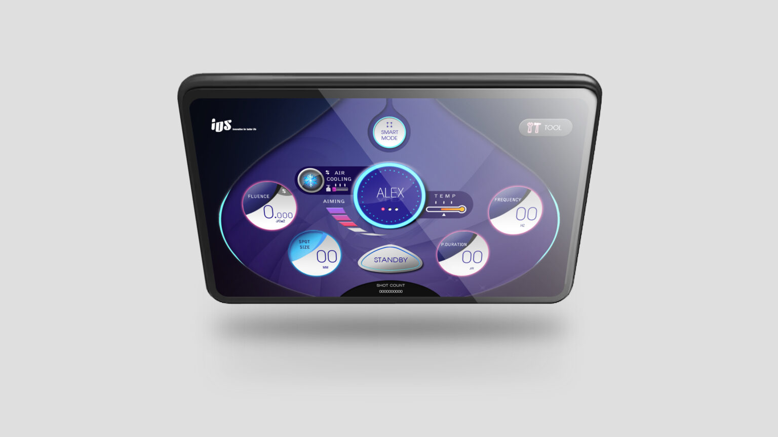 ALEX Laser System_GUI - DESIGN PINO - 디자인 피노